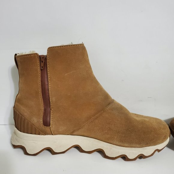 Sorel Kinetic Ankle Boots tan suede - Picture 5 of 10